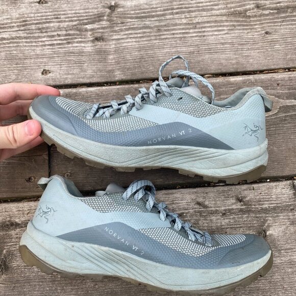 Arc'Teryx Norvan VT 2 Hiking Shoes Size 7 Teal - Picture 4 of 9
